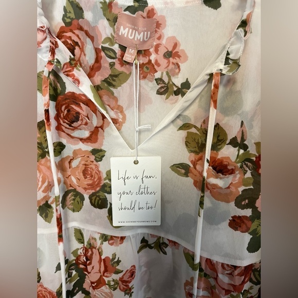 Show Me Your Mumu NWT Viola Peasant Top sz M - Picture 13 of 13